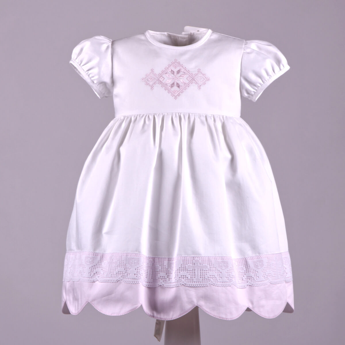 ZOE Cotton Christening Dress