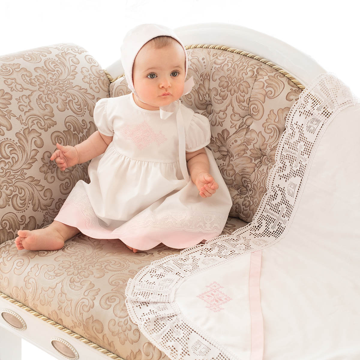 ZOE Christening Blanket